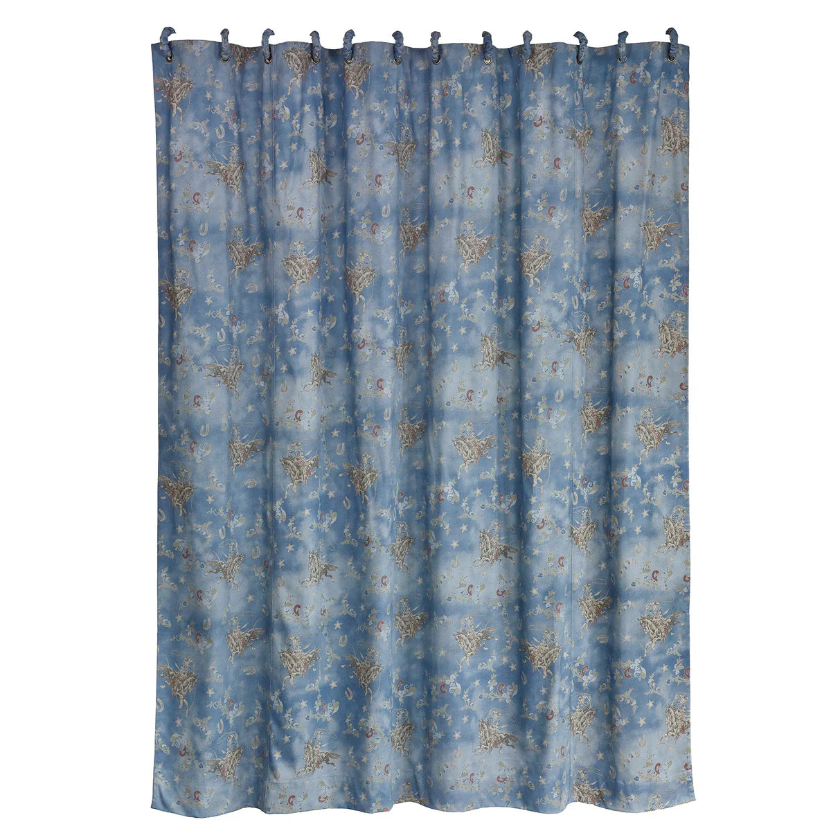 Lee Western Washed Denim Shower Curtain