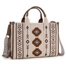Montana West Aztec Print Crossbody Tote