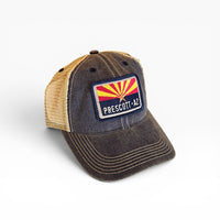 Youth Arizona Flag Denim Mesh Cap