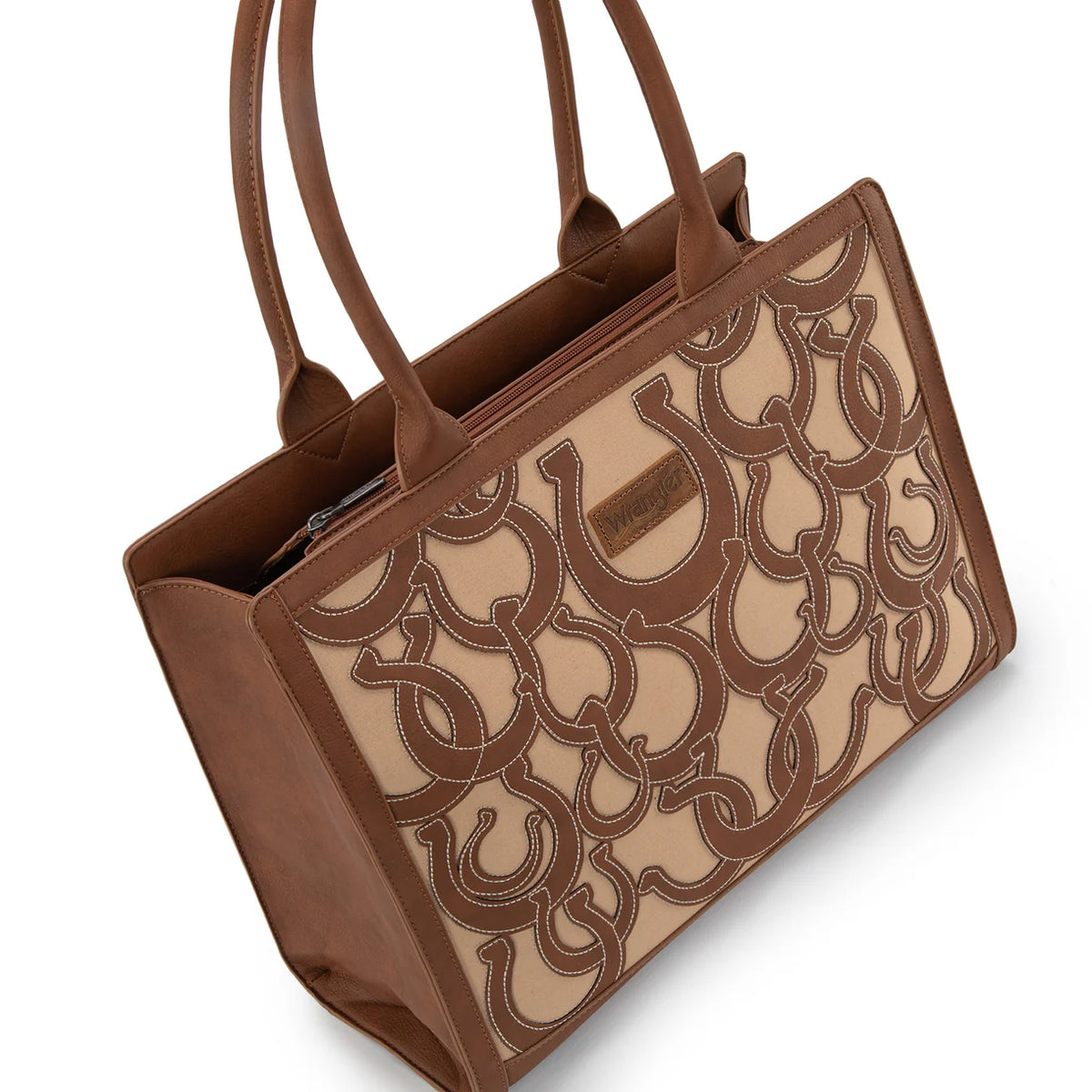 Wrangler Horseshoe Cutout Large Tote Bag