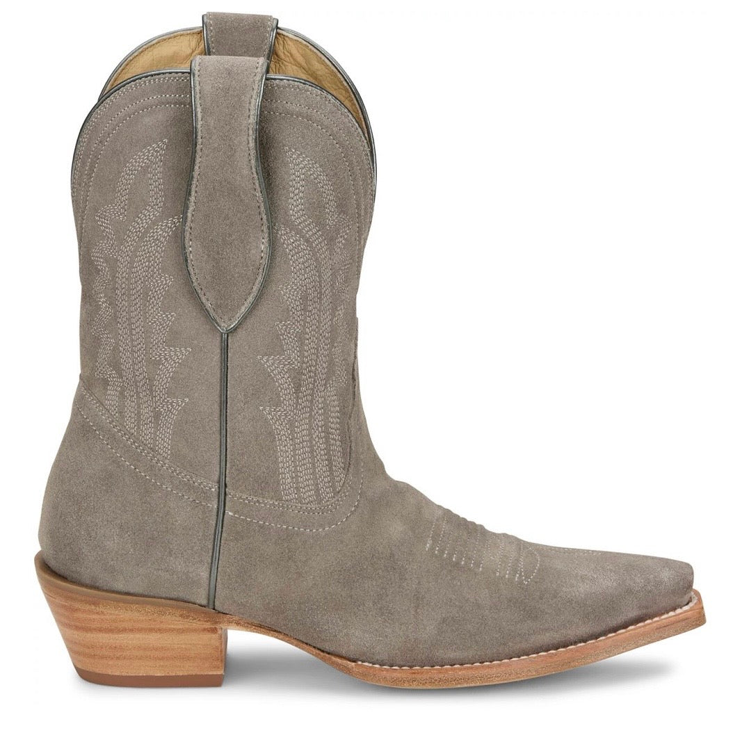Women’s Tony Lama Lea Suede Bootie - Ash