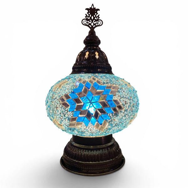 7” Turkish Table Lamp Turquoise