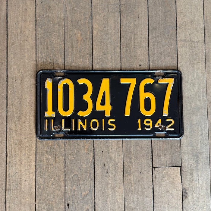 Illinois License Plate