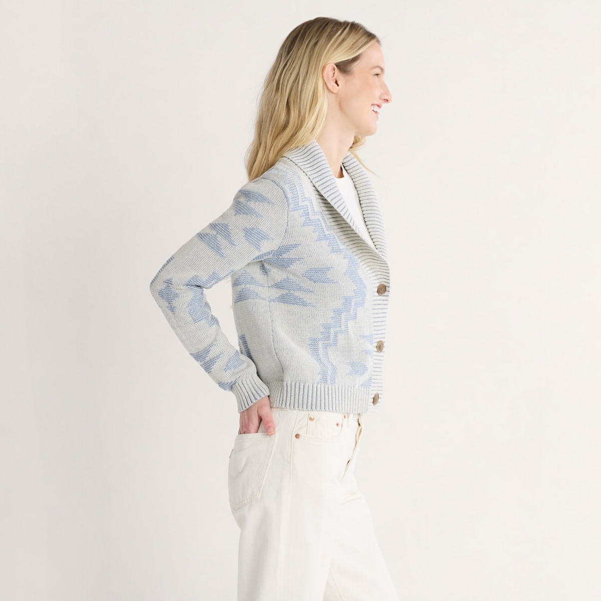 WOMEN'S PENDLETON TEXTURED COTTON CARDIGAN