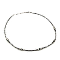 Navajo Pearls Sterling Silver Necklace
