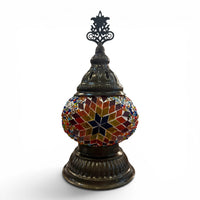 3” Turkish Table Lamp Multicolor