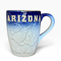 Arizona Quail Cacti Glazed Mug