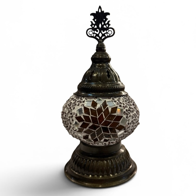 3” Turkish Table Lamp Brown