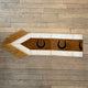 Medium Cowhide Table Runner - Horseshoe