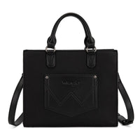 Wrangler Contrast Stitch Chevron Hobo Tote Bag