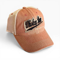 Whiskey Row Prescott AZ Orange Mesh Cap