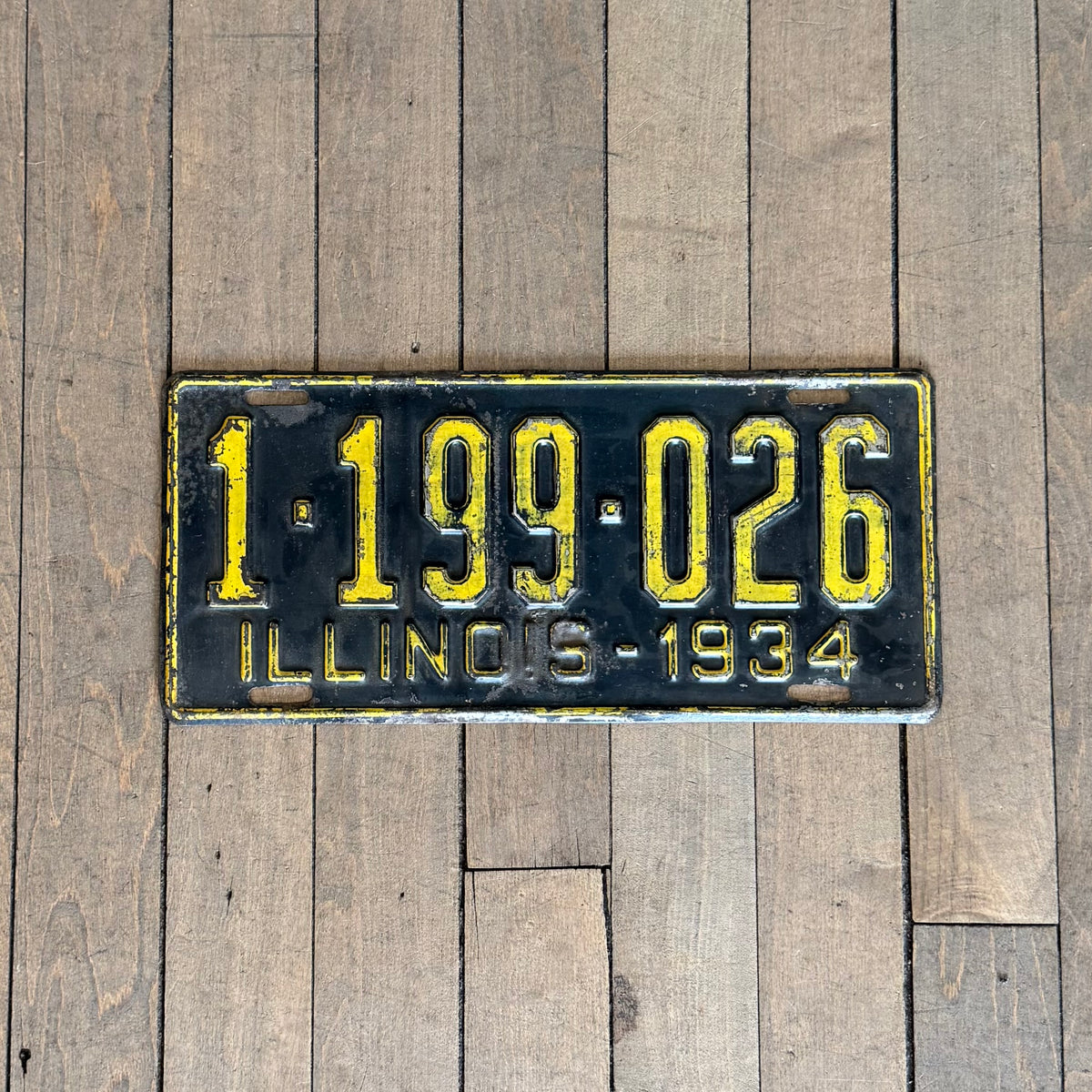 Illinois License Plate