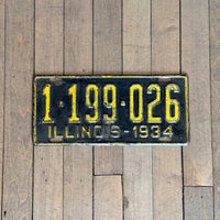 Illinois License Plate