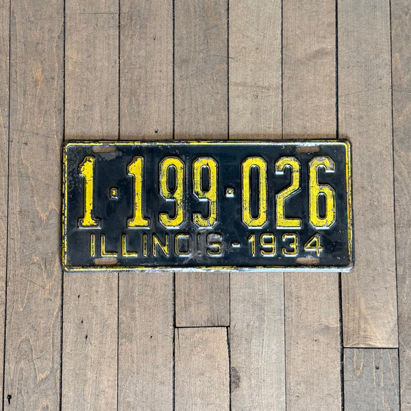 Illinois License Plate