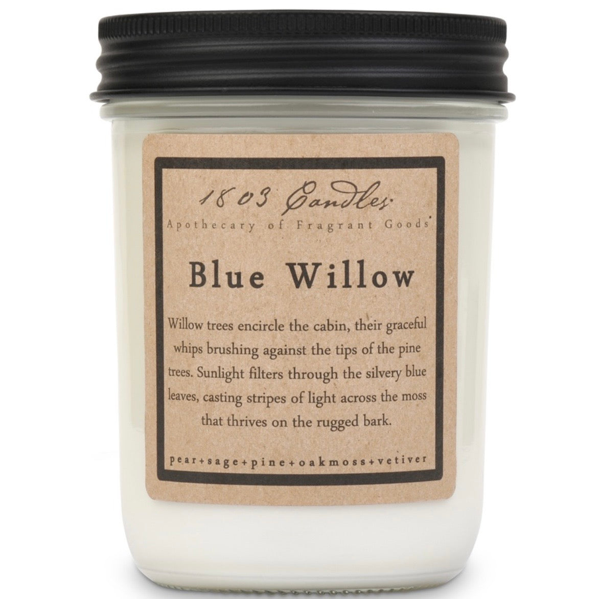 Blue Willow Soy Candle