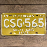 Michigan License Plates