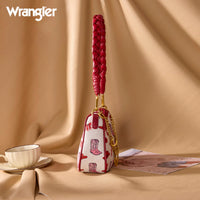 Wrangler Rodeo Icons Braided Handle Shoulder Bag