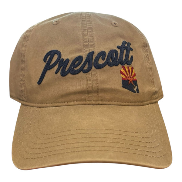 Khaki State Flag W/Prescott Hat