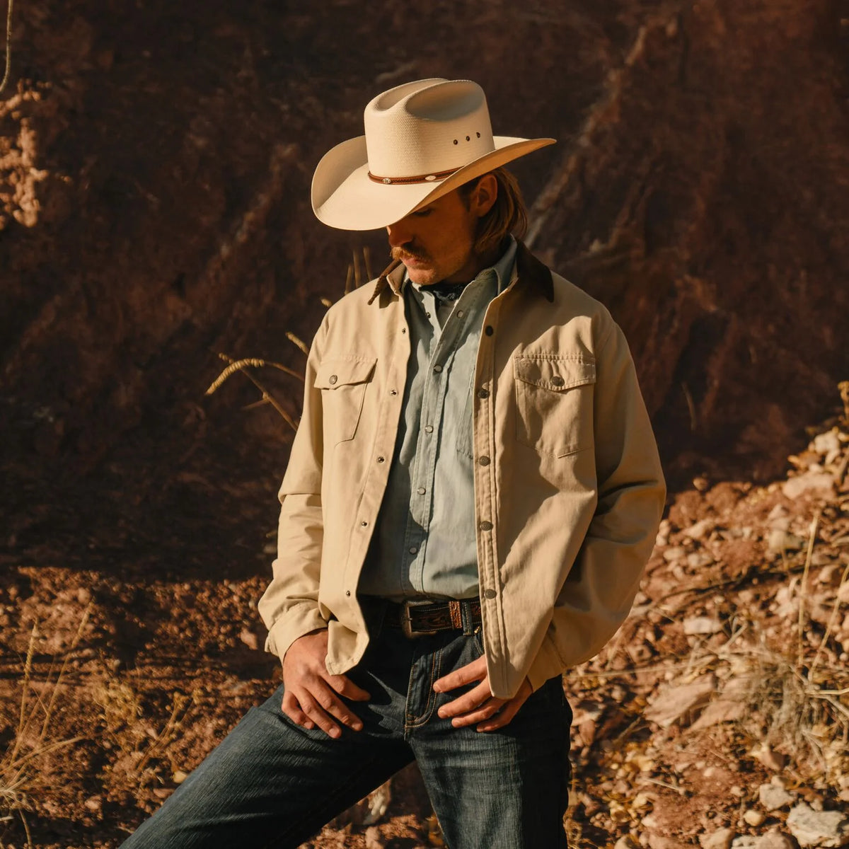 Stetson Alamo Straw Cowboy Hat