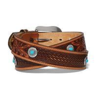 Dark Brown Durango Leather Belt