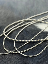 Navajo Pearls Sterling Silver Necklace
