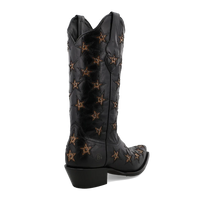 Black Star Women’s Marfa Star Inlay Studded Western Boots - Snip Toe