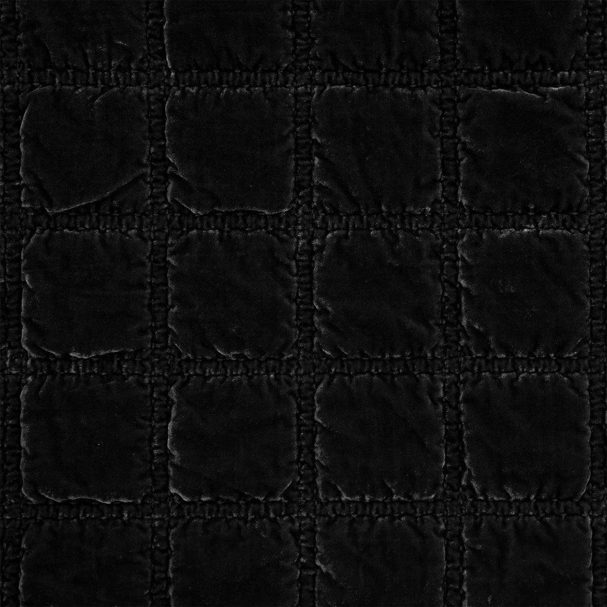 Faux Silk Velvet Stitch Throw