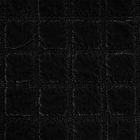Faux Silk Velvet Stitch Throw