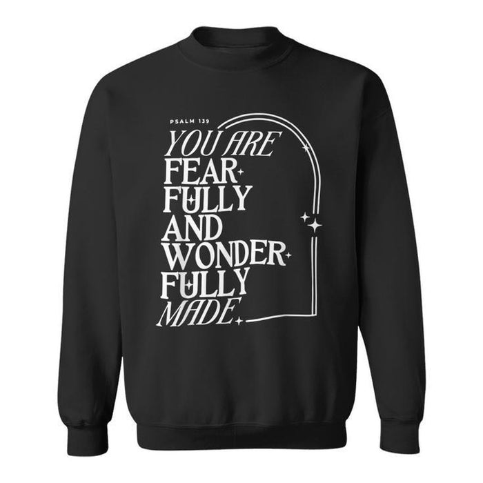 Graphic Fearfully & Wonderfully Made Crewneck