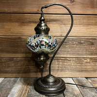 Handmade Half a Heart Turkish Lamps - Multicolored