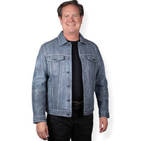 Men’s Scully Stone-Wash Leather Jacket