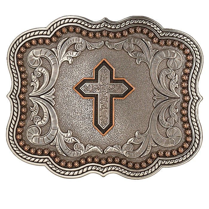 Men's Copper Cross Buckle