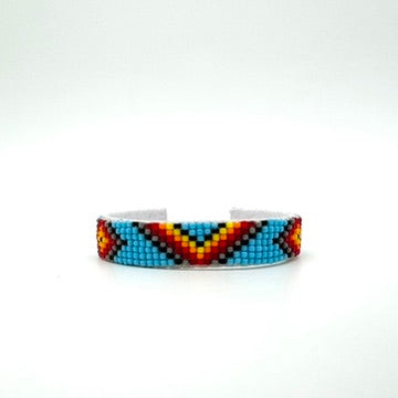 Thin Navajo Made Beaded Bracelet