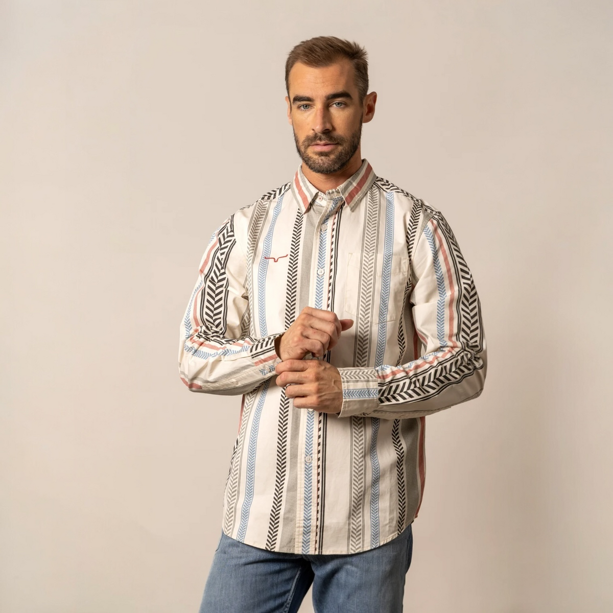 Double Tap Stripe Kimes Ranch Shirt
