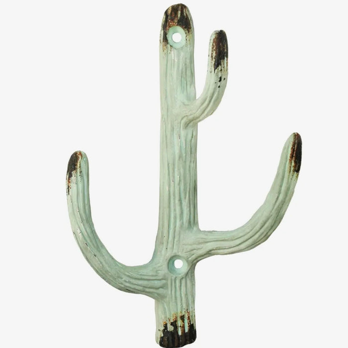 Saguaro Cactus Antique Wall Hook