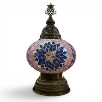 7” Turkish Table Lamp Purple