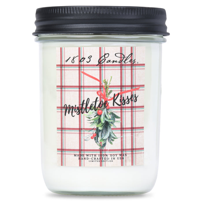 Limited Edition Mistletoe Kisses 14oz Soy Candle