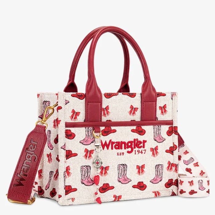 Wrangler Rodeo Icons Canvas Tote Bag