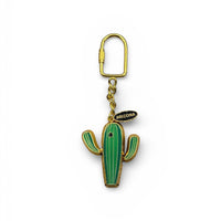 Metal Cactus Keychain