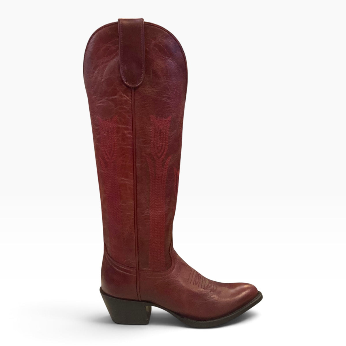 Macie Bean Cabernet Karlee Cowgirl Boots