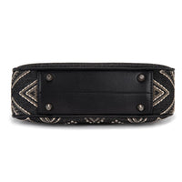 Wrangler Aztec Studded Shoulder Bag With Mini Pouch Black