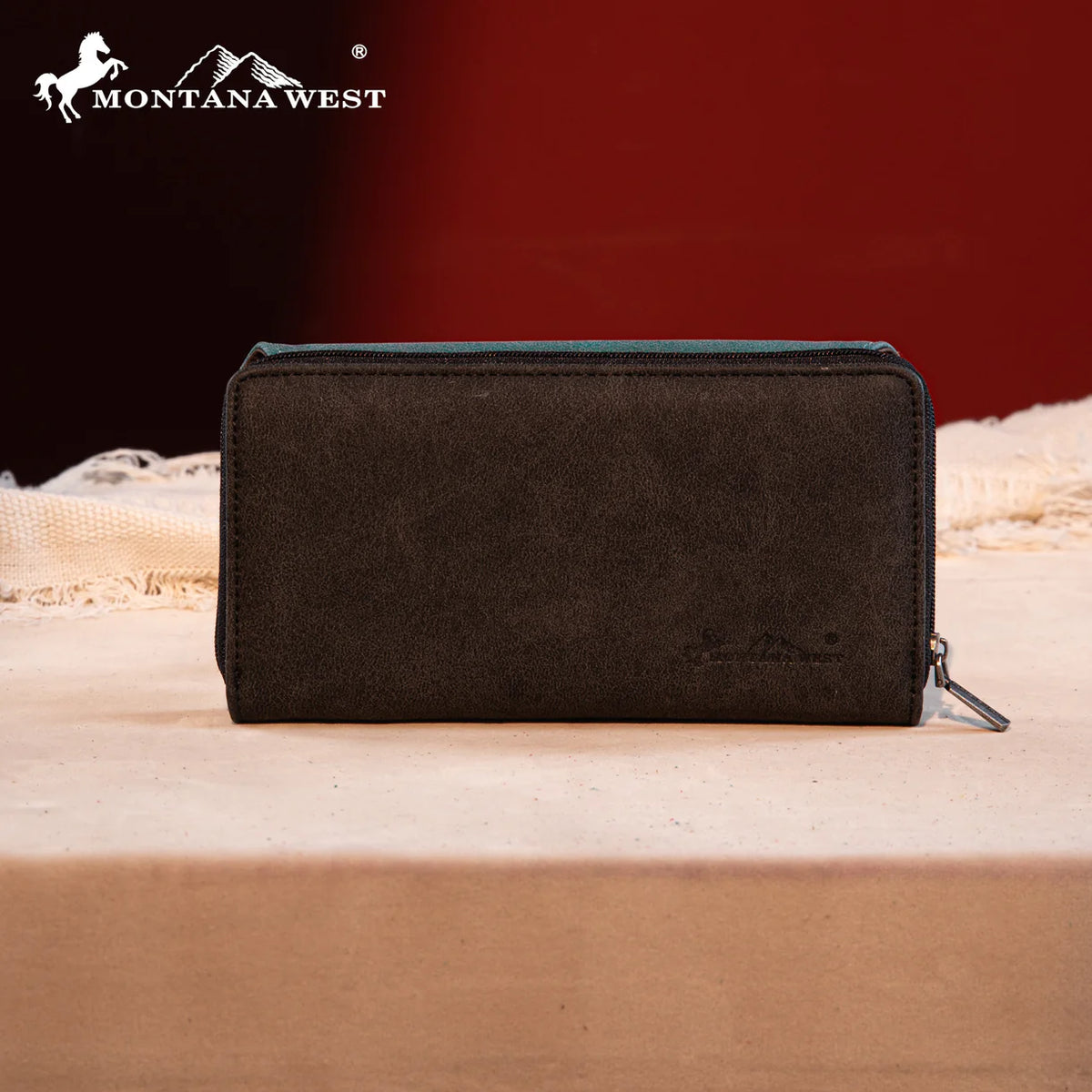 Montana West Embroidered Collection Long Wallet
