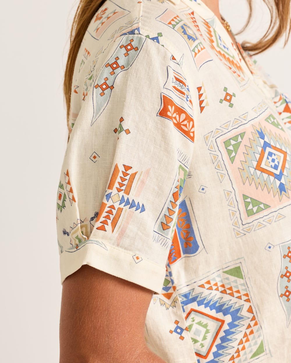 Women's Pendleton Short-Sleeve Harlow Linen Shirt
