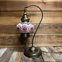 Handmade Half a Heart Turkish Lamps - Pink