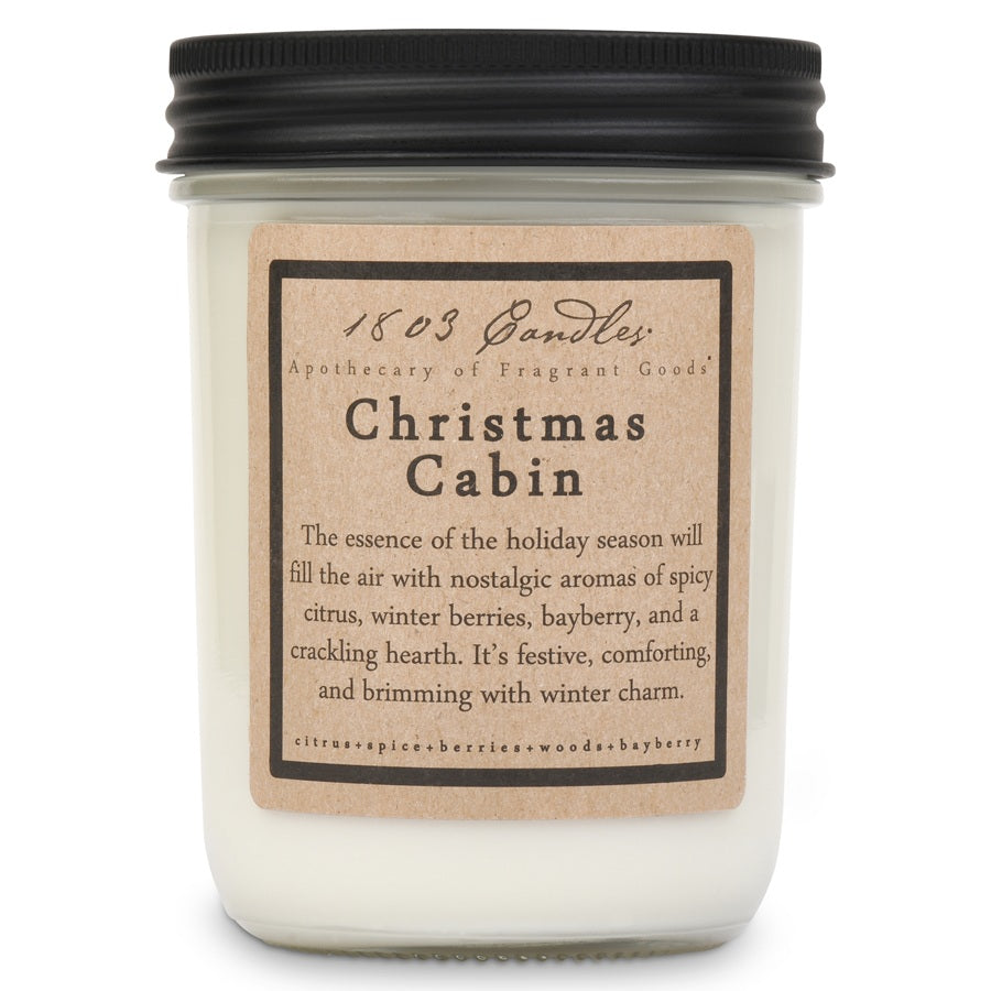 Christmas Cabin 14oz Jar Candle