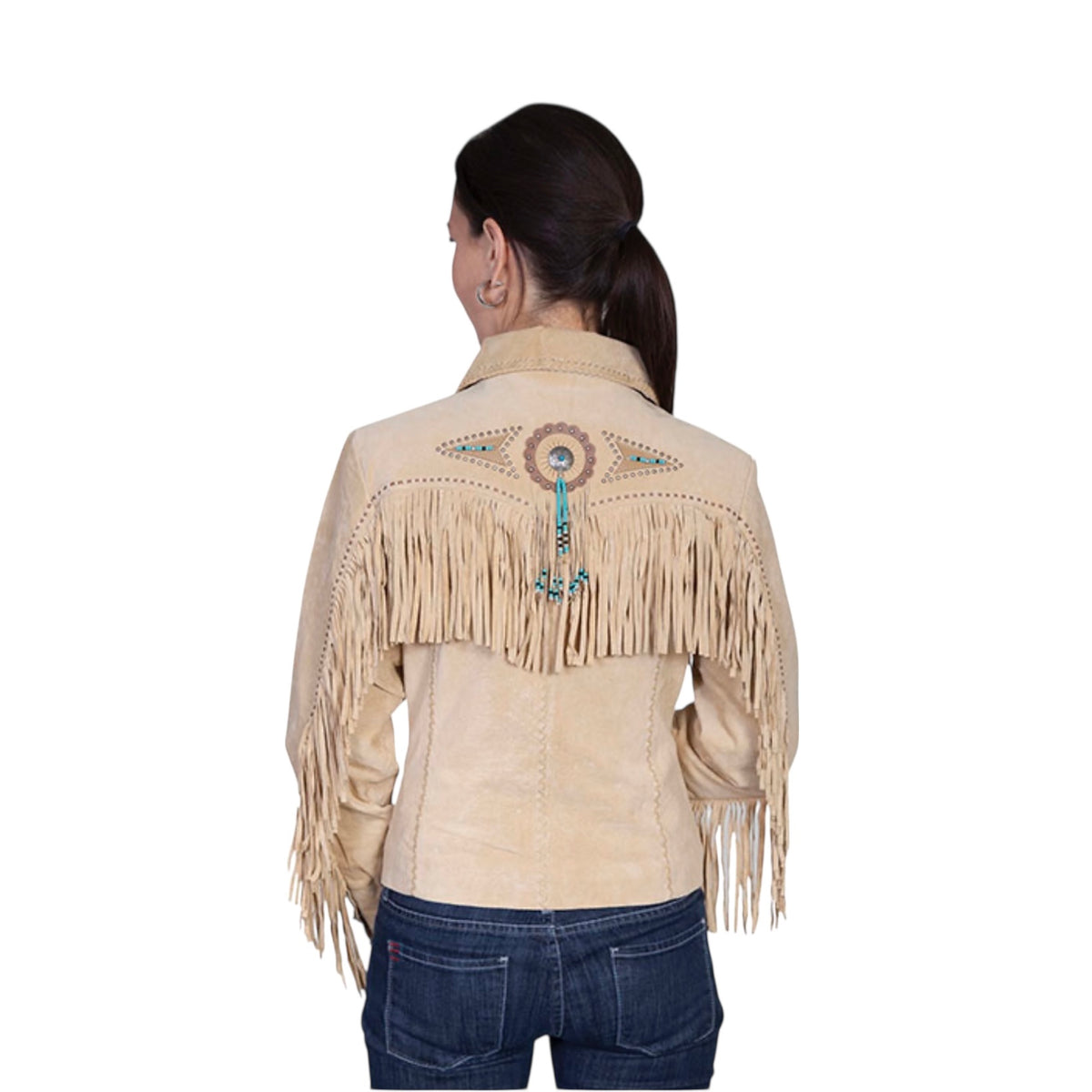 Women’s Scully Fringe and Beaded Jacket