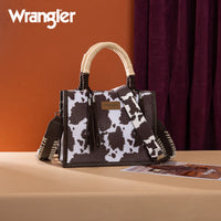 Wrangler Cow Print Tote Crossbody