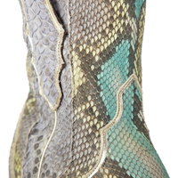 VICKSON EXOTIC BOOTIE - BLUE WATERCOLOR