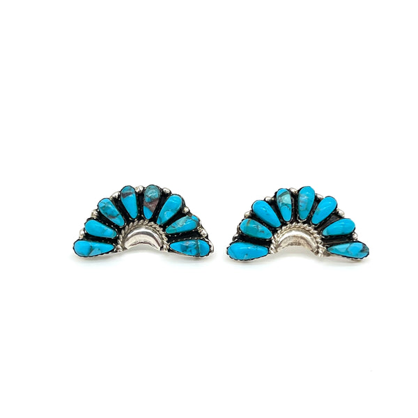 Crescent Turquoise Earrings