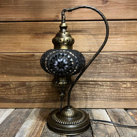 Handmade Half a Heart Turkish Lamps - Purple